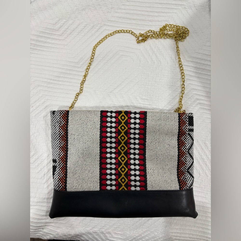 Jordanian Black and Multicolor Purse